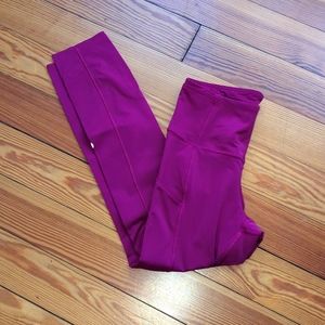 Lululemon Fast and Free 25" tight Size 4